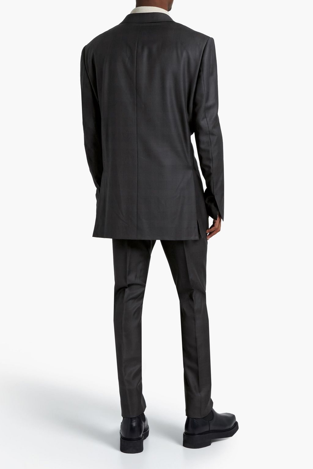 ZEGNA Slim-fit checked wool suit