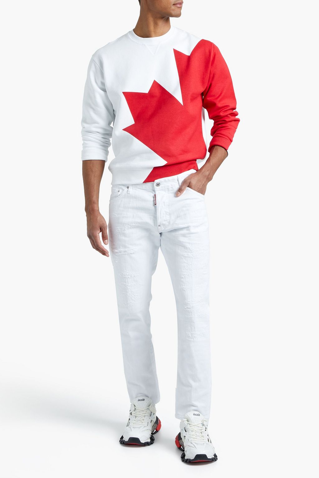 DSQUARED2 Skinny-fit distressed denim jeans
