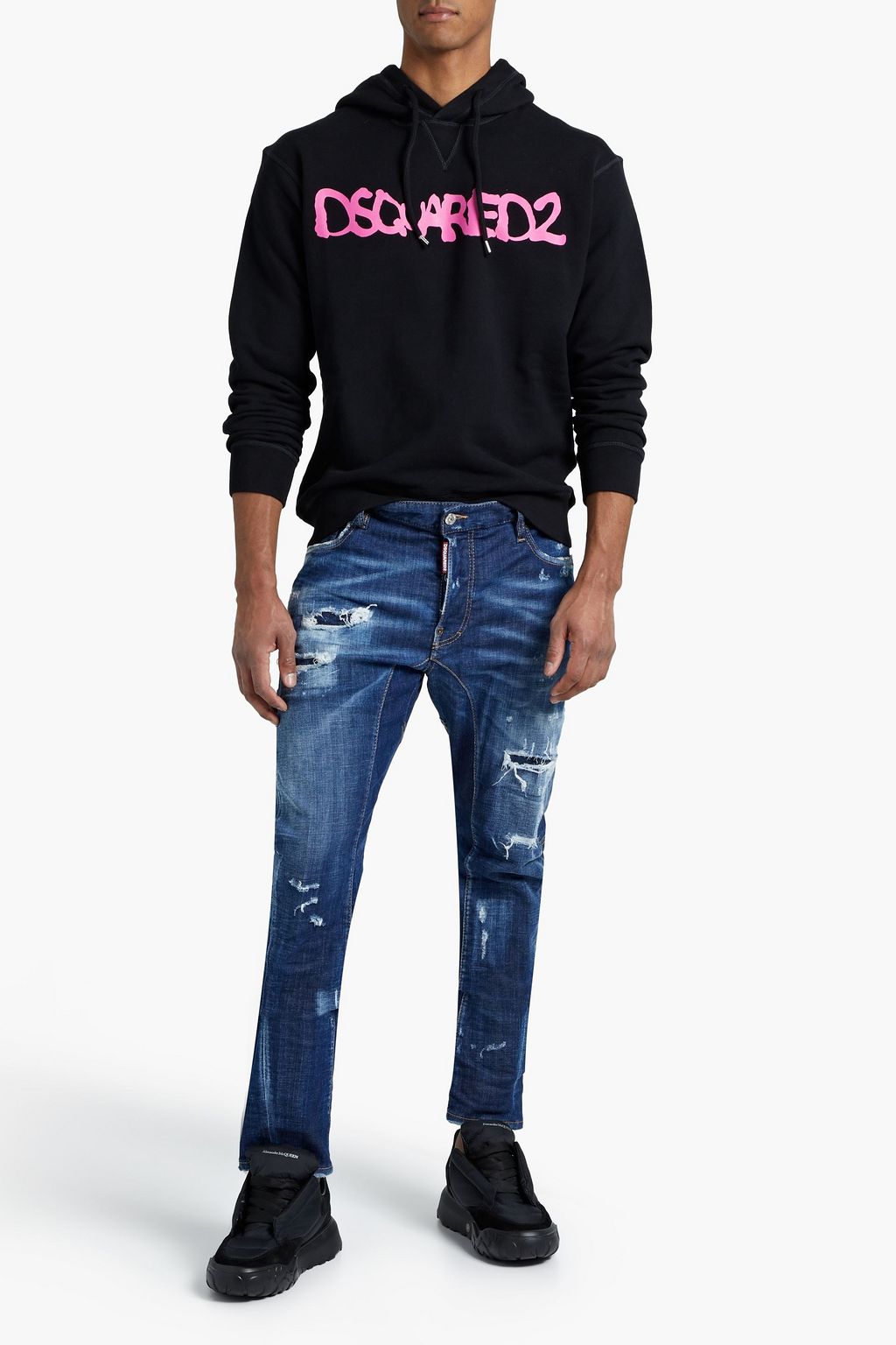 DSQUARED2 Slim-fit distressed denim jeans