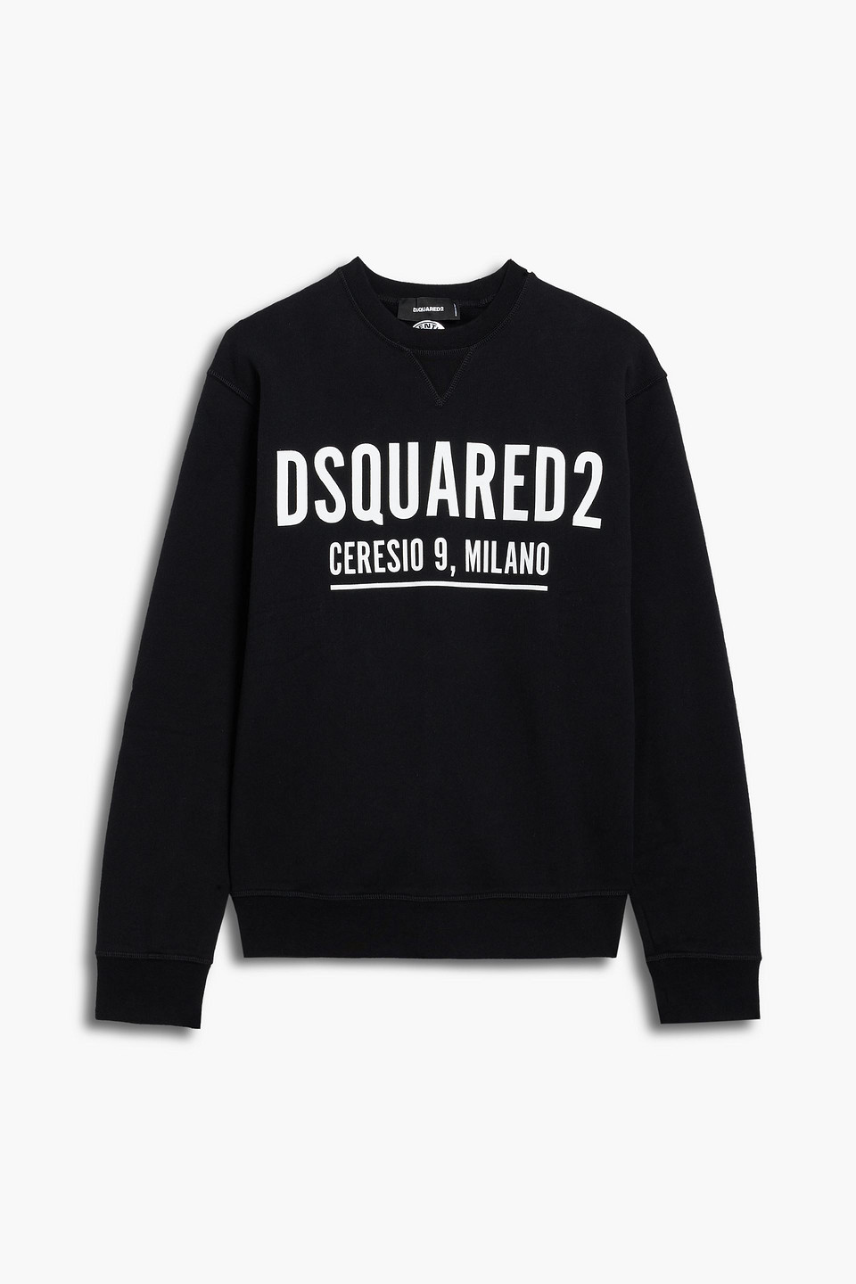 Dsquared2 Logo Print Sweatshirt In Black In Black