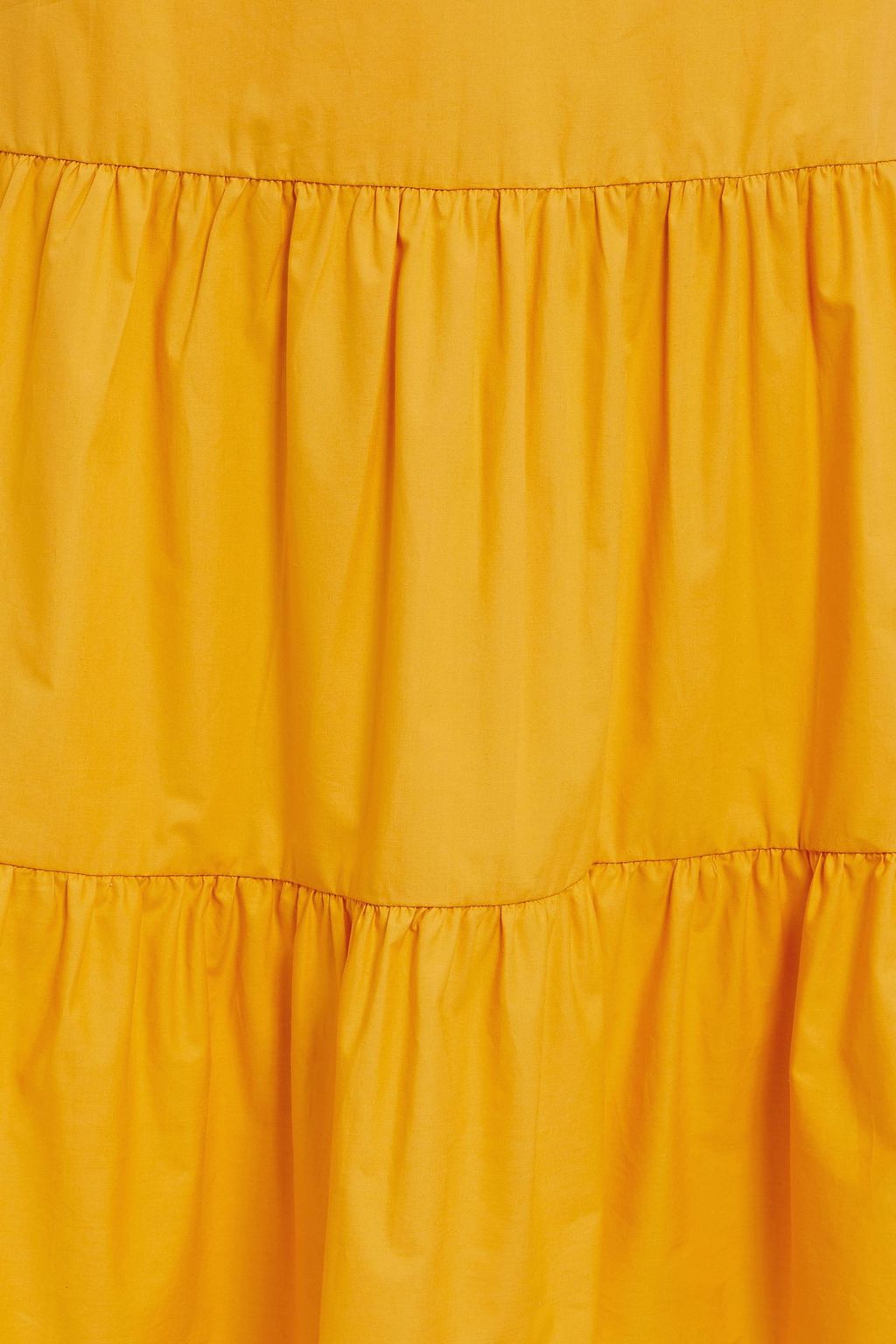 IRIS & INK Esther gathered organic cotton-poplin midi dress