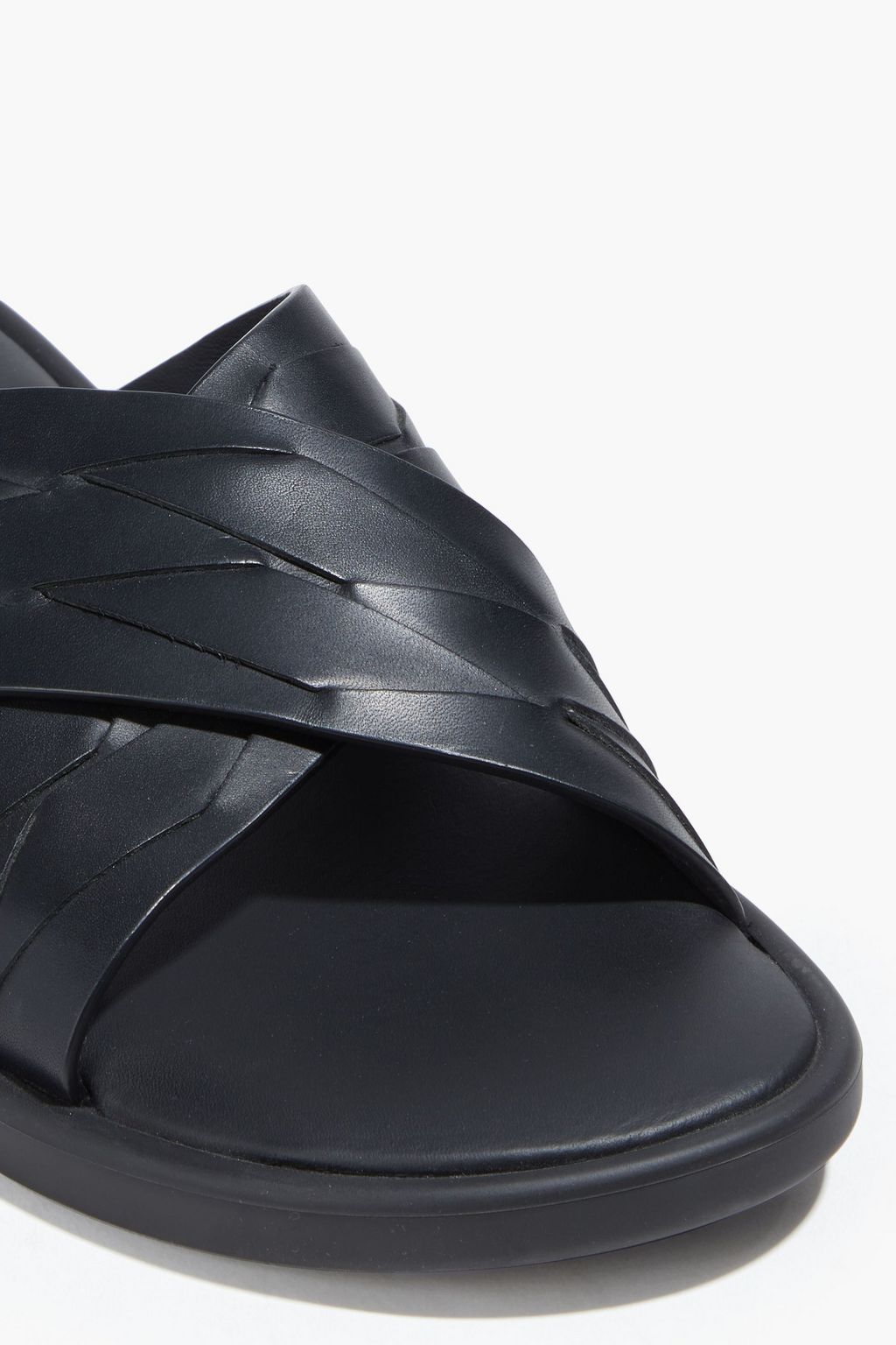 BOTTEGA VENETA Intrecciato Douglas leather slides