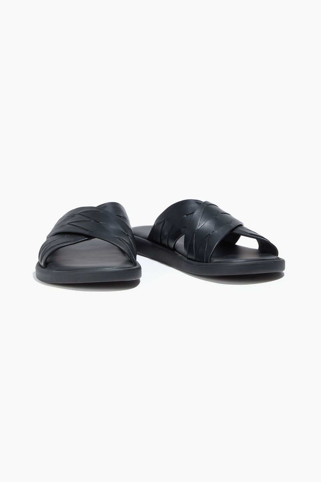 BOTTEGA VENETA Intrecciato Douglas leather slides