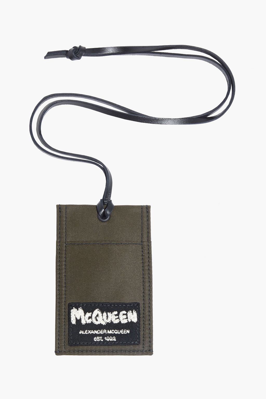 ALEXANDER MCQUEEN Appliquéd shell cardholder