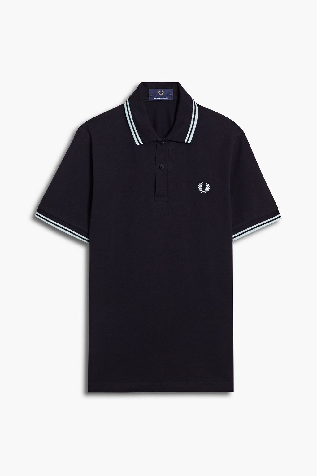 Embroidered cotton-piqué polo shirt 