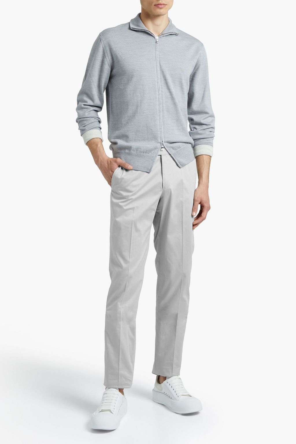 ZEGNA Slim-fit cotton pants