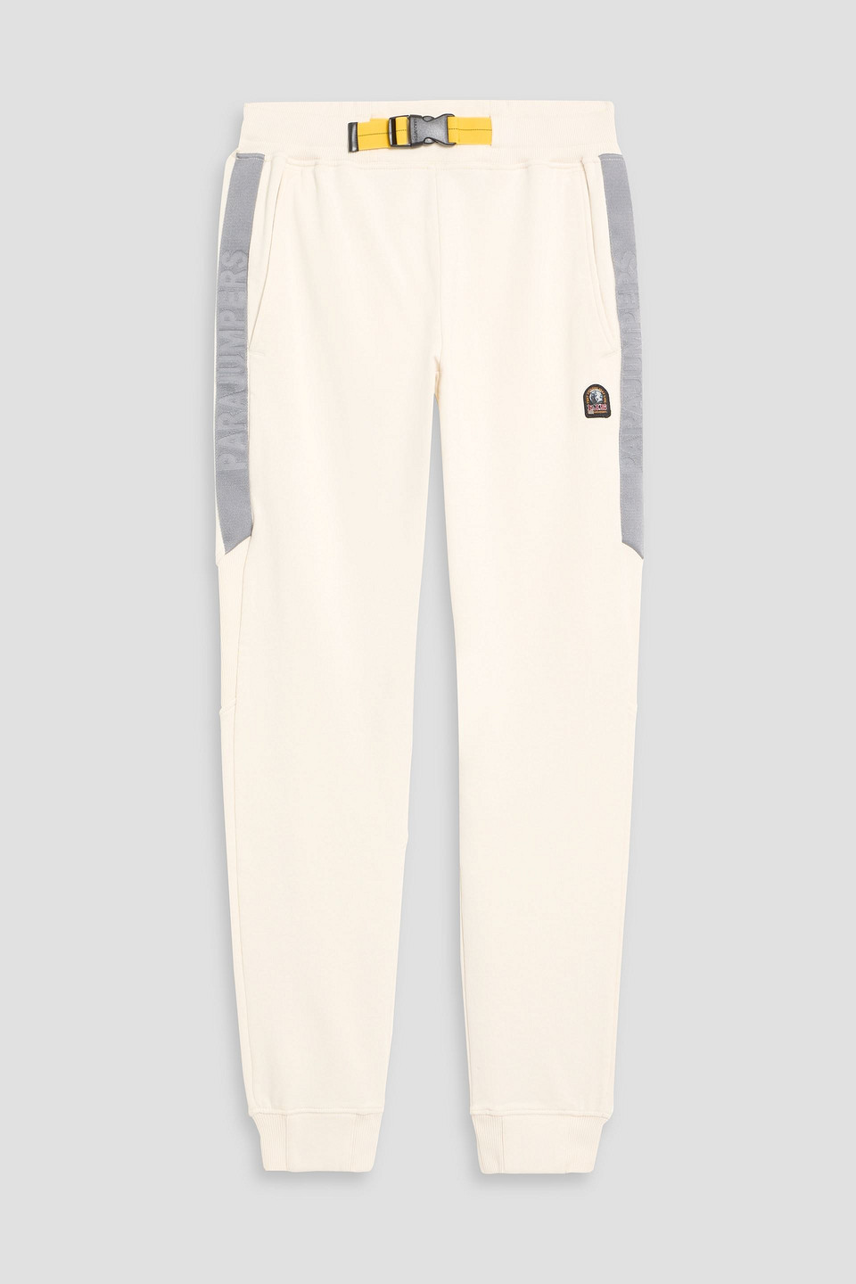 Parajumpers Appliquéd French Cotton-terry Sweatpants In White