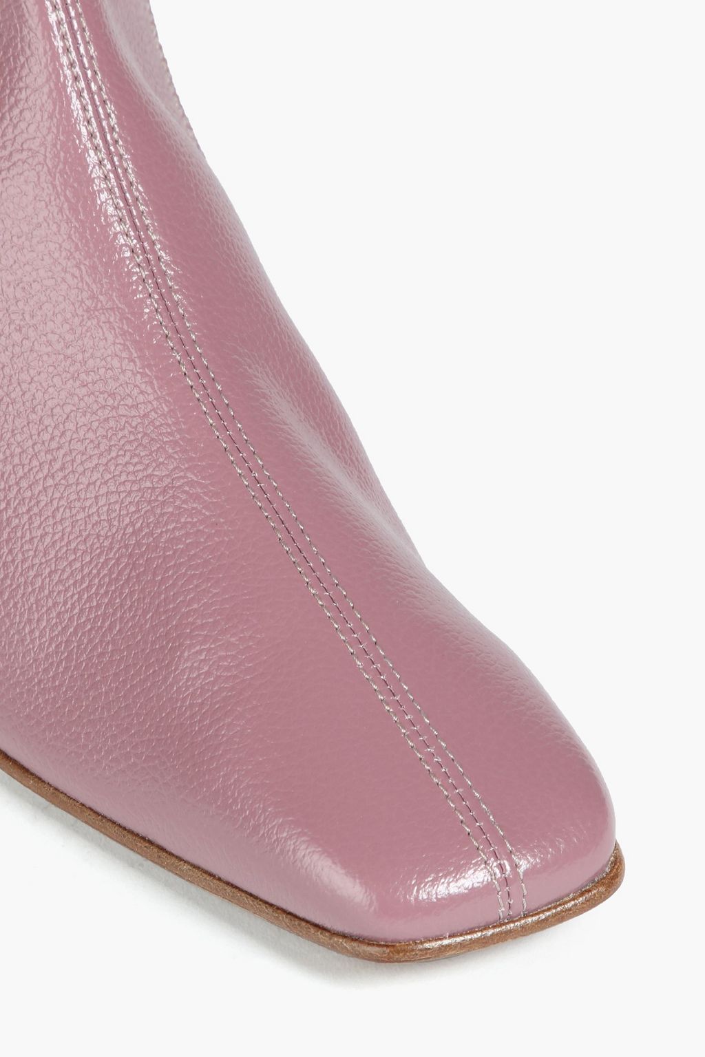 BY FAR Edie pebbled-leather boots