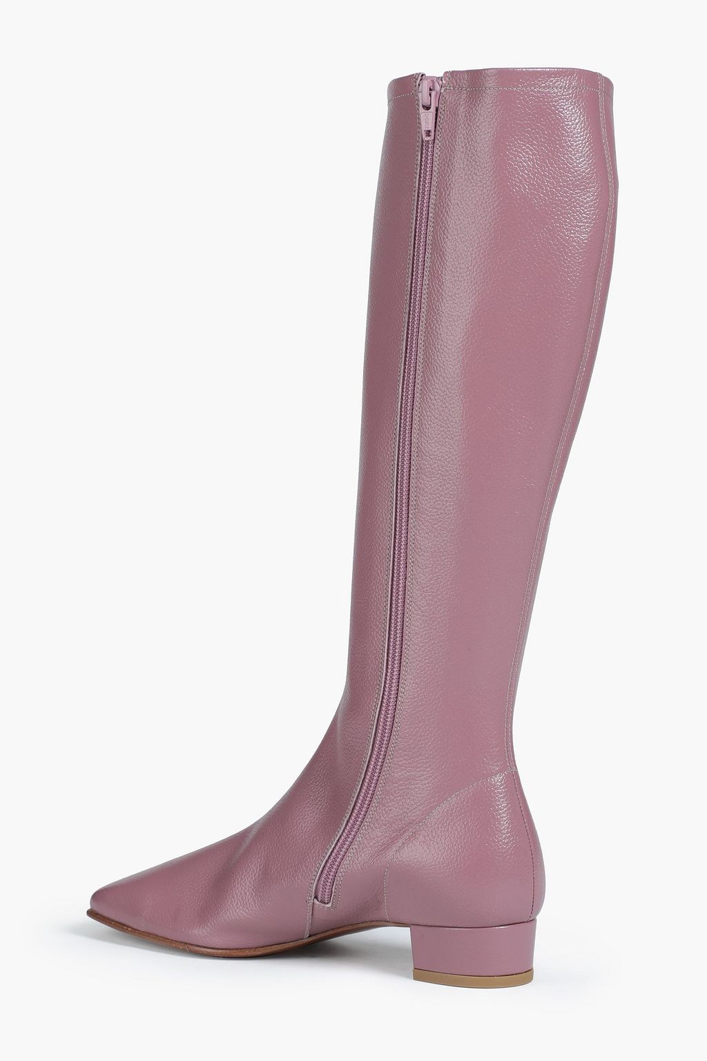 BY FAR Edie pebbled-leather boots