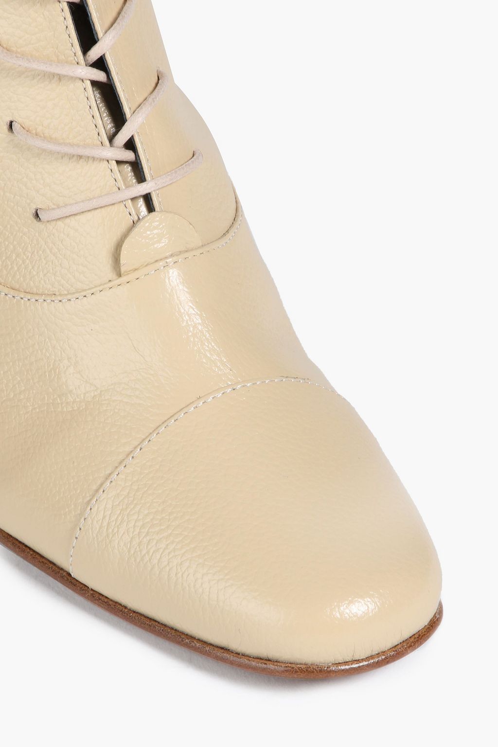 BY FAR Lada pebbled-leather ankle boots
