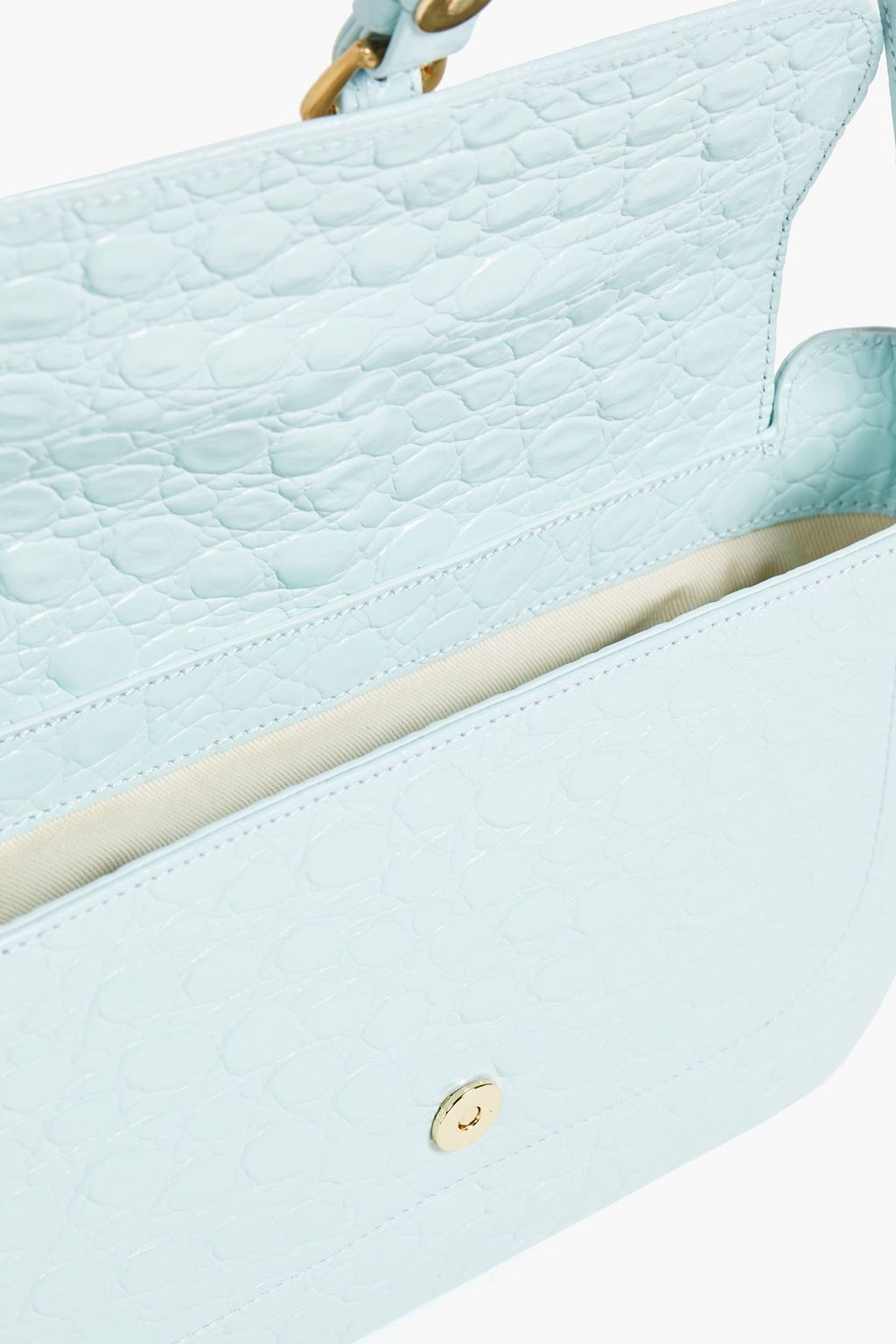 BY FAR Miranda croc-effect leather shoulder bag