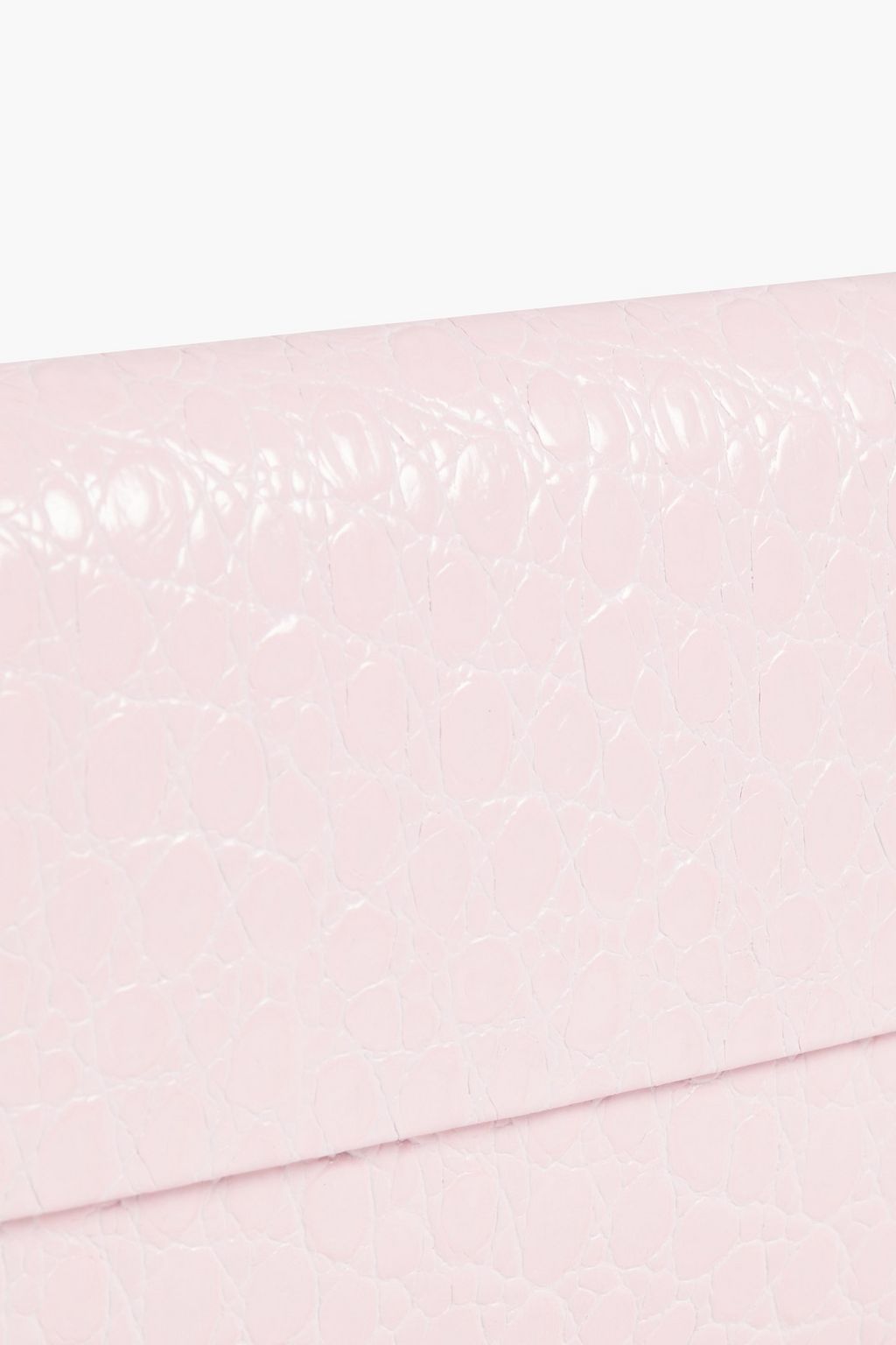 BY FAR Rachel croc-effect leather shoulder bag