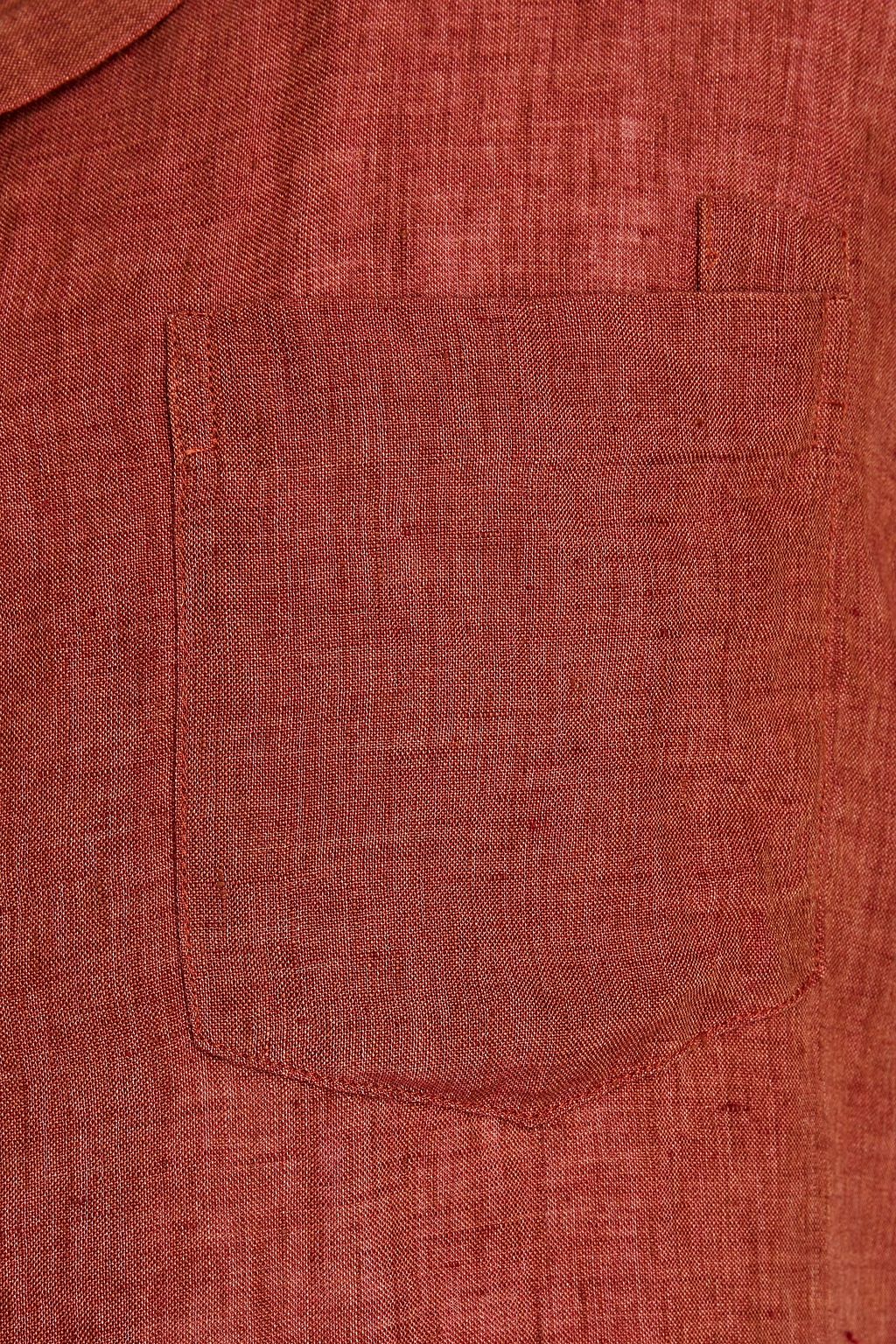 FRESCOBOL CARIOCA Mélange linen shirt