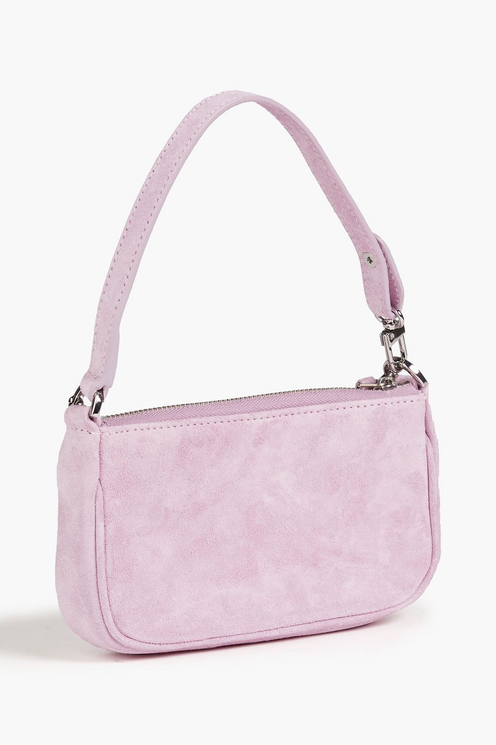 BY FAR Rachel suede shoulder bag