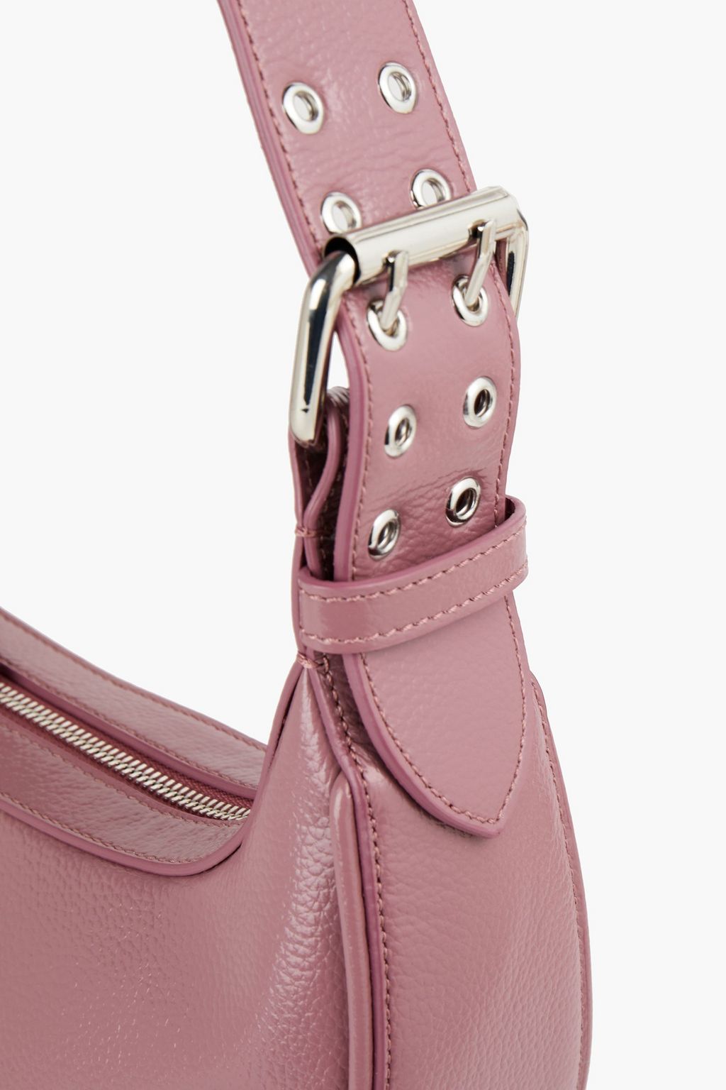 BY FAR Soho pebbled-leather shoulder bag
