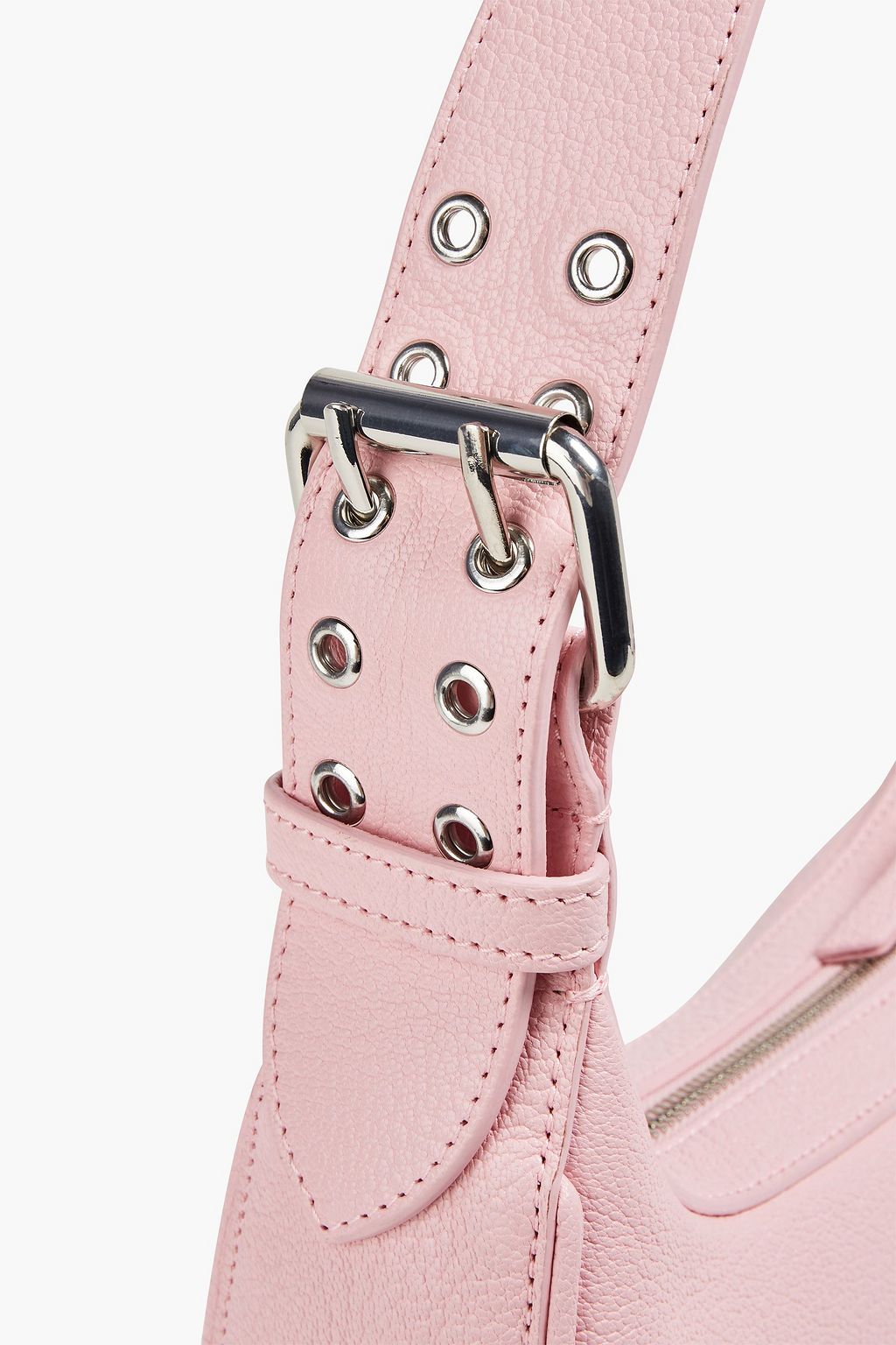 BY FAR Soho pebbled-leather shoulder bag