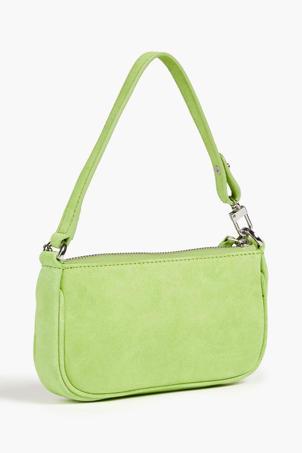 BY FAR Rachel suede shoulder bag