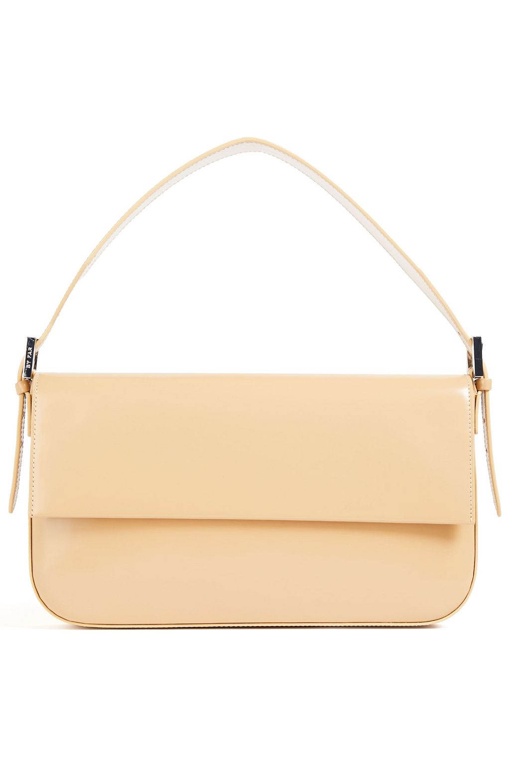 White Mini Rachel croc-effect leather shoulder bag | BY FAR | THE 