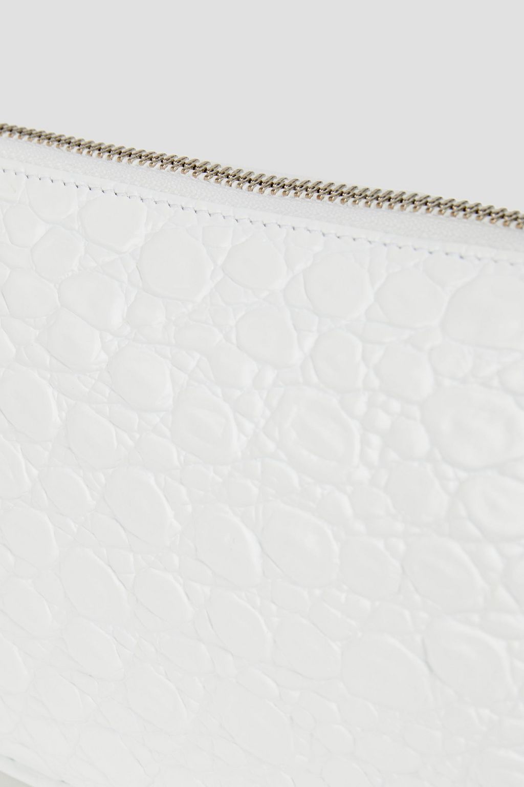 BY FAR Mini Rachel croc-effect leather shoulder bag