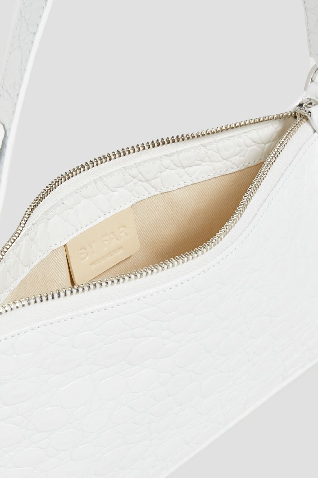 Mini Rachel croc-effect leather shoulder bag
