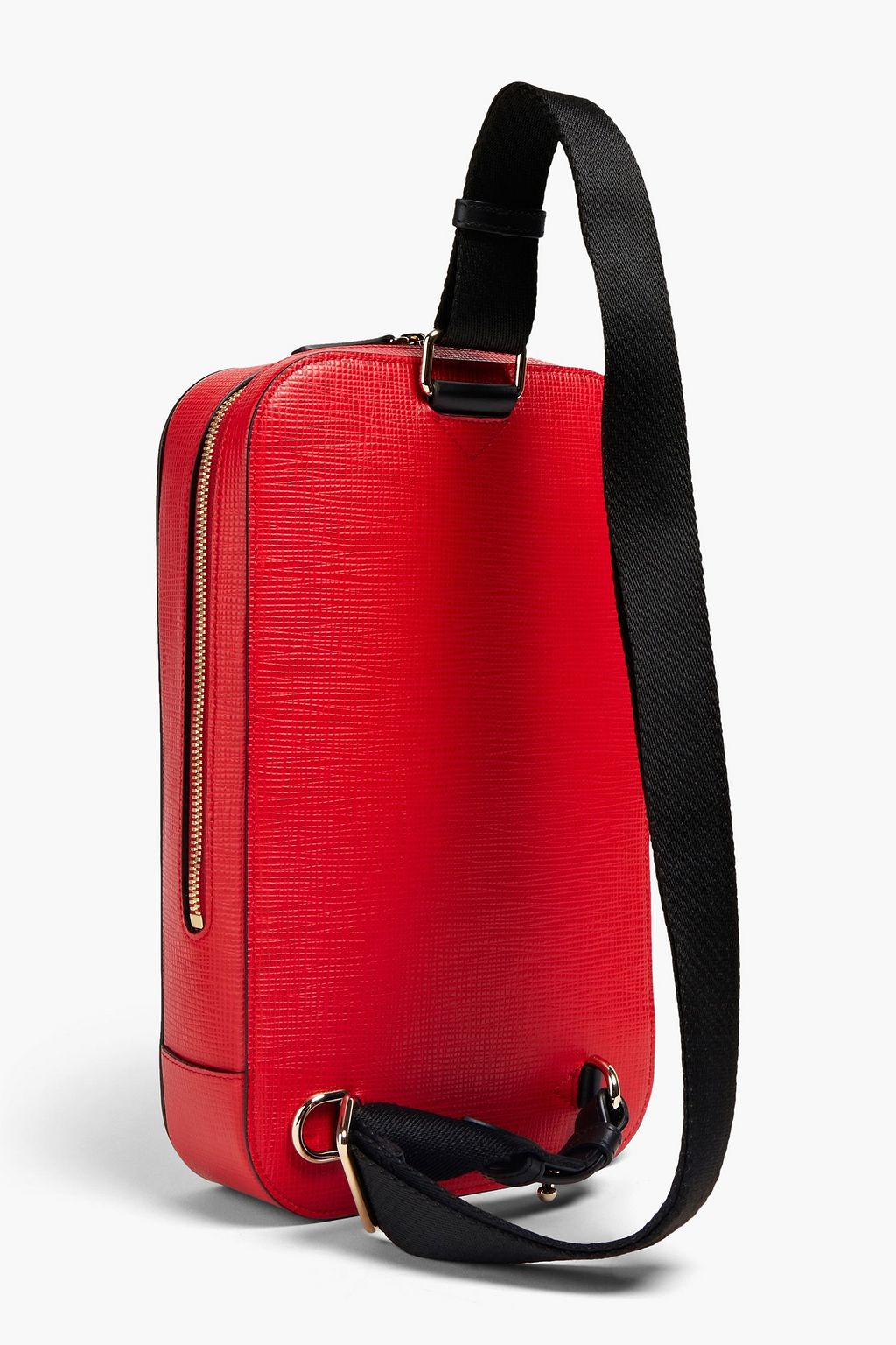 SMYTHSON Textured-leather messenger bag