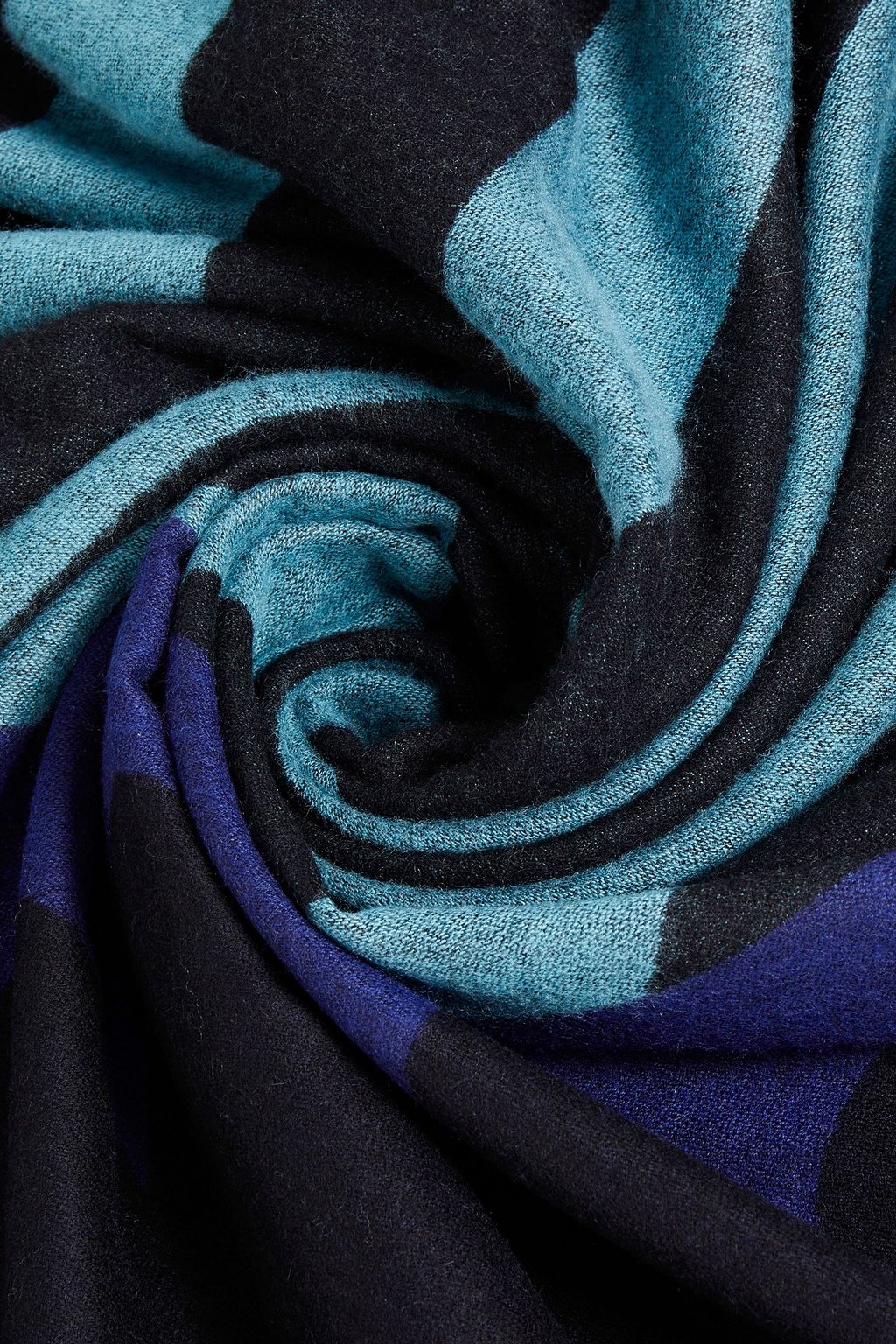 SMYTHSON Cashmere-jacquard scarf