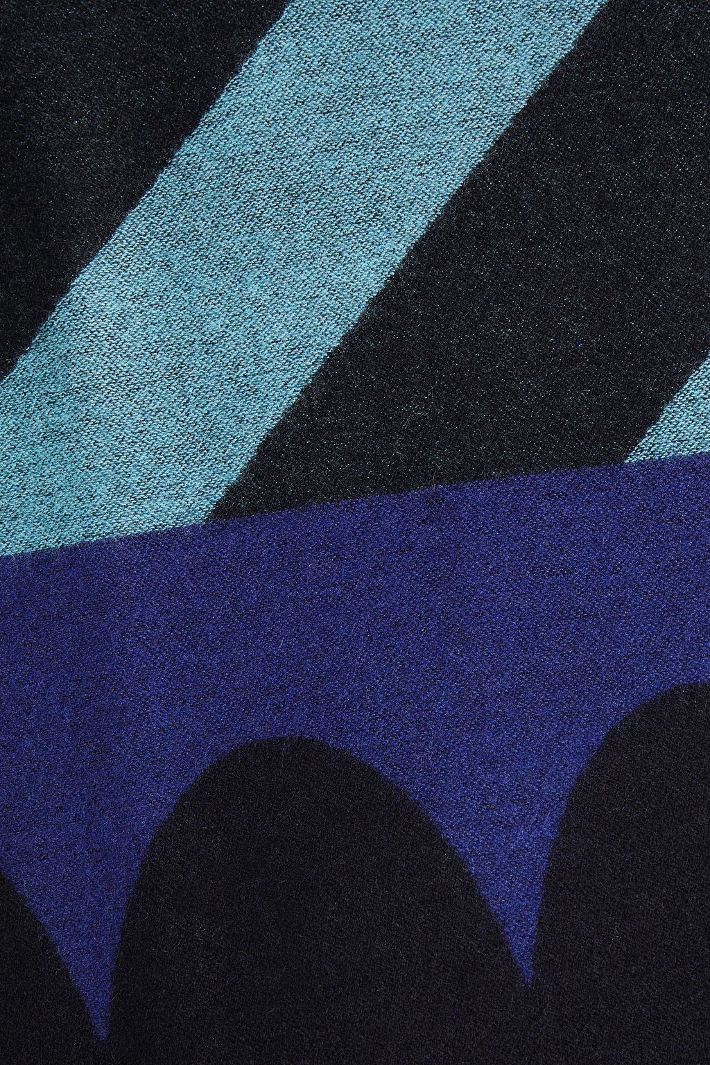 SMYTHSON Cashmere-jacquard scarf