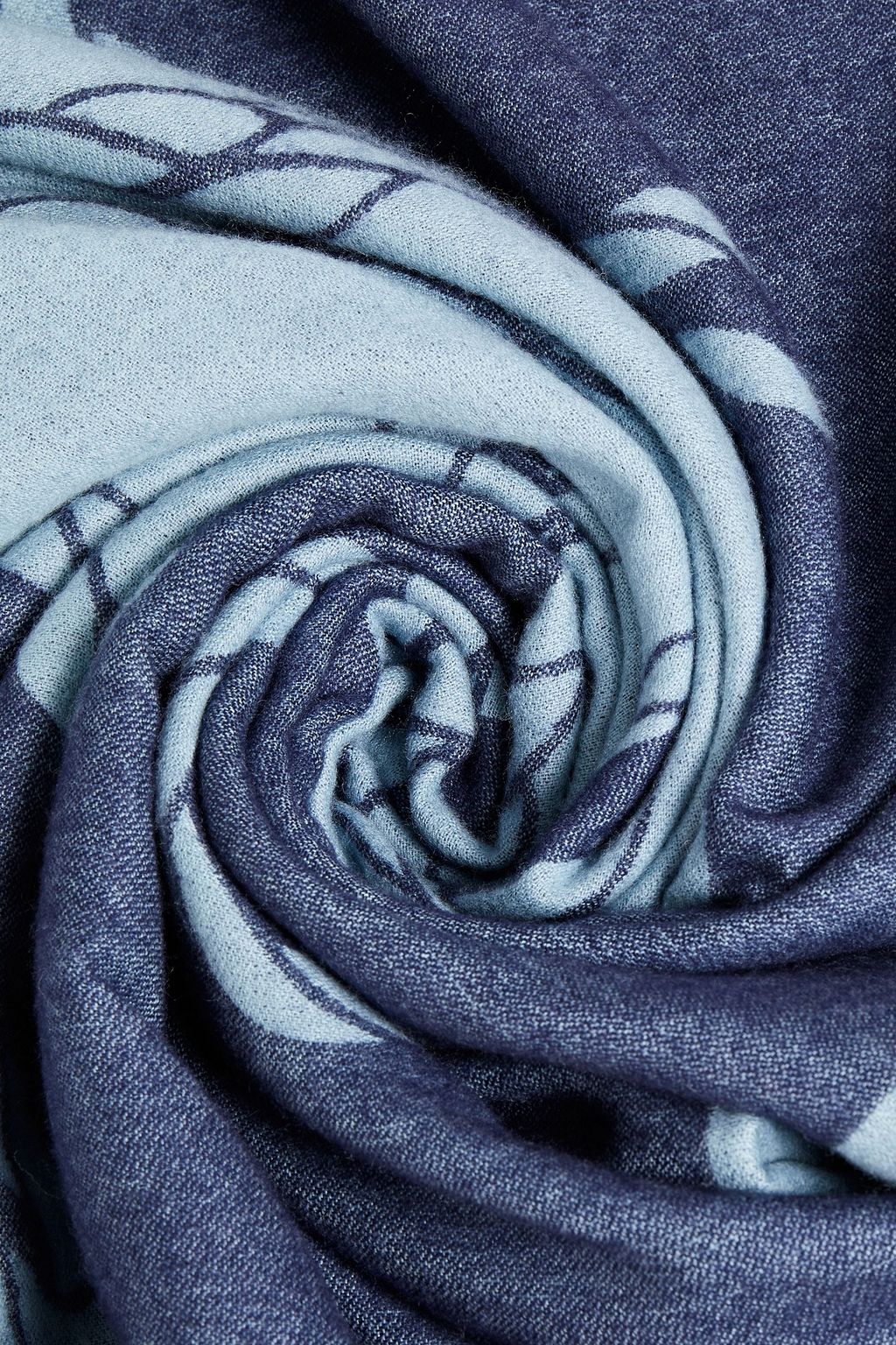 SMYTHSON Cashmere-jacquard scarf