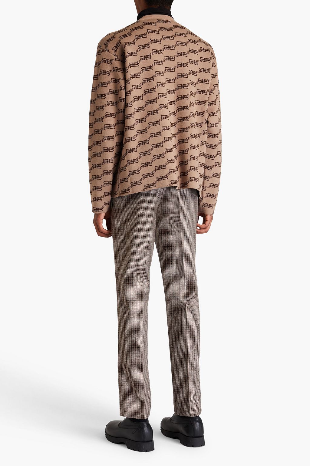 BALENCIAGA 자카드 니트 카디건
