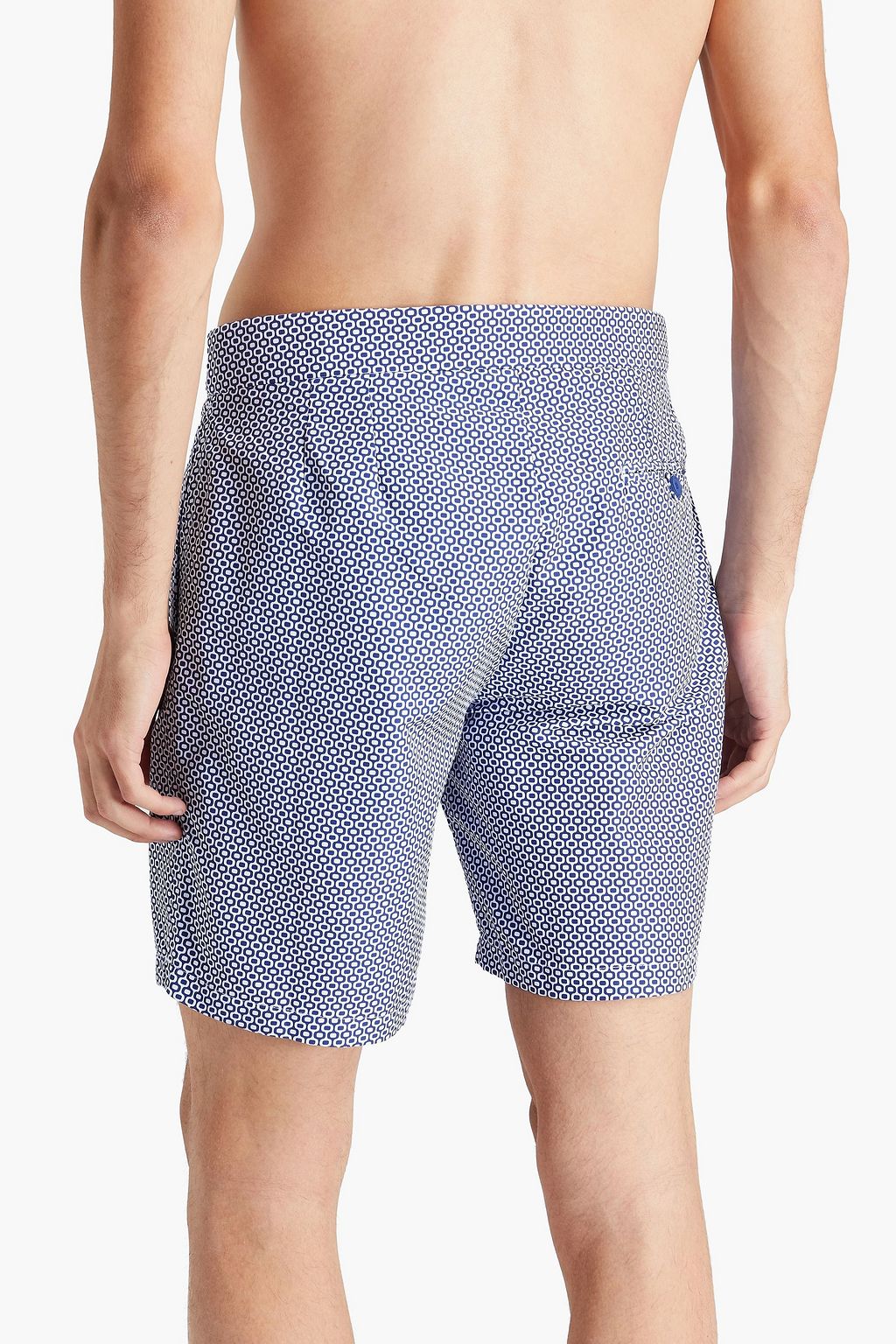 FRESCOBOL CARIOCA Long-length printed swim shorts
