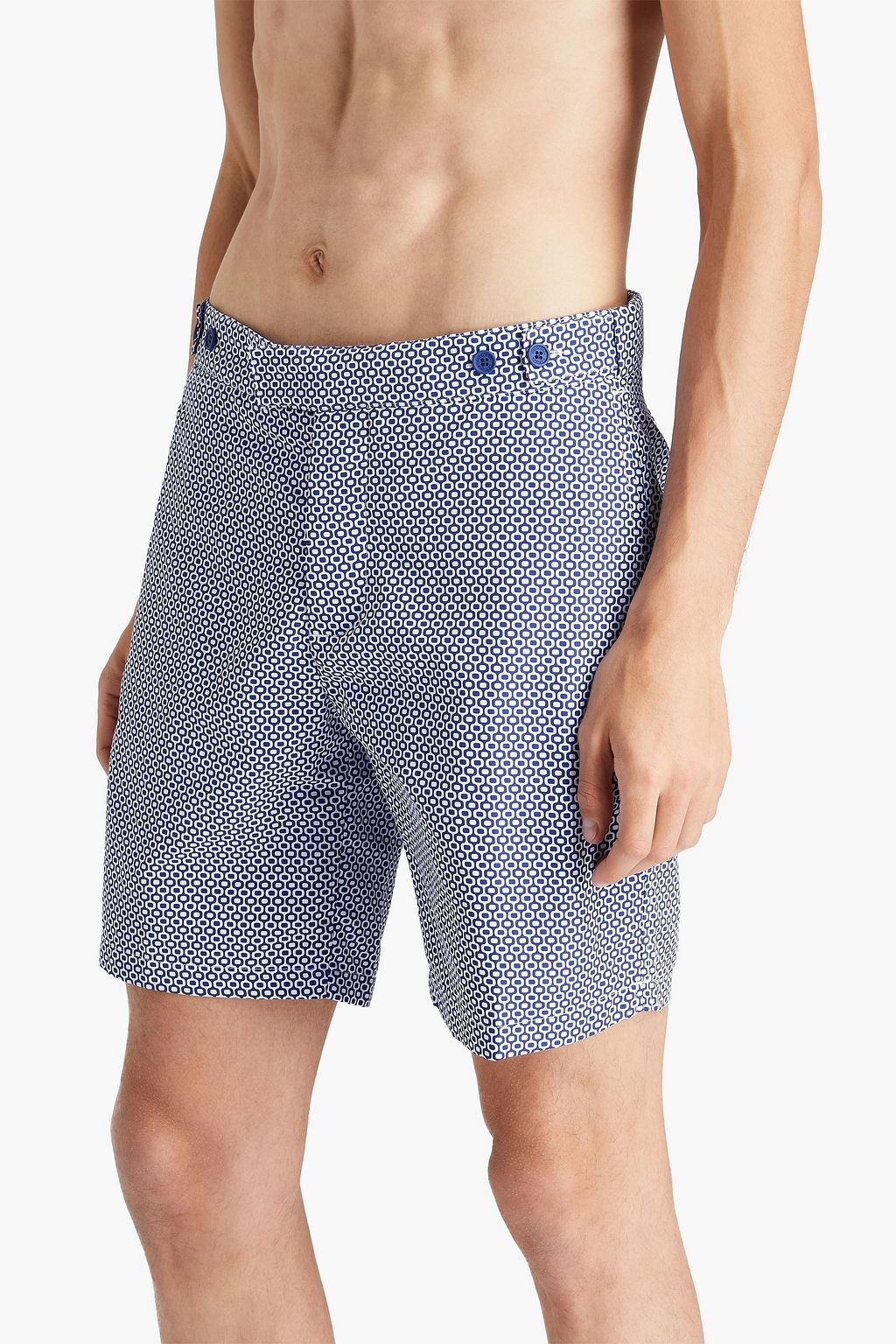 FRESCOBOL CARIOCA Long-length printed swim shorts