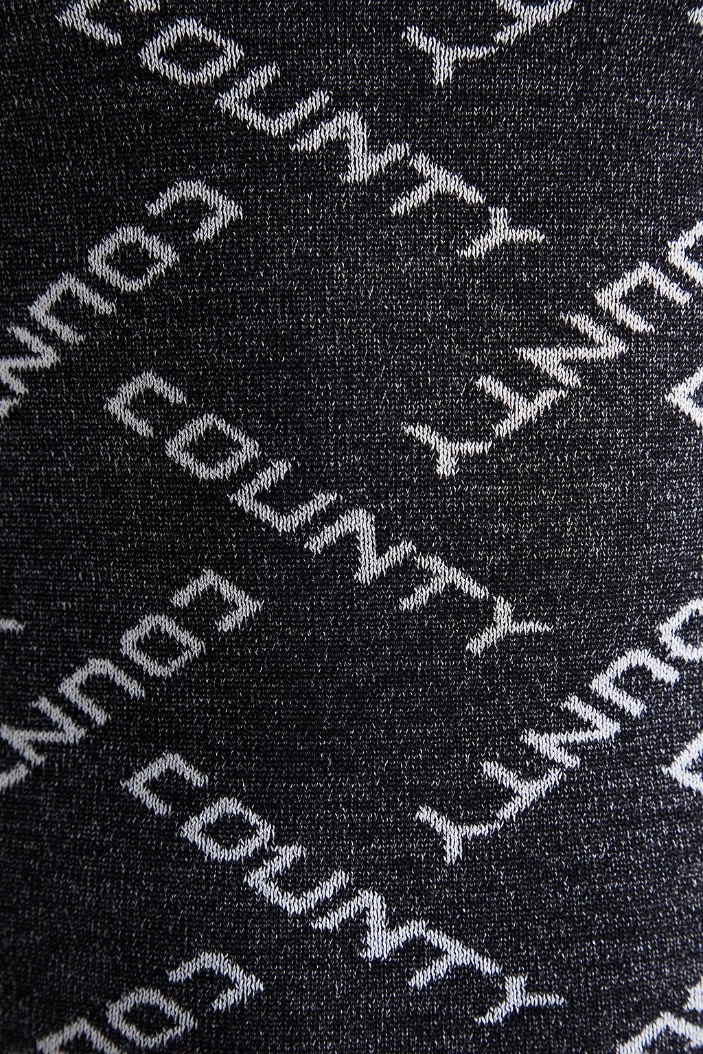 MARCELO BURLON 자카드 니트 미니 드레스