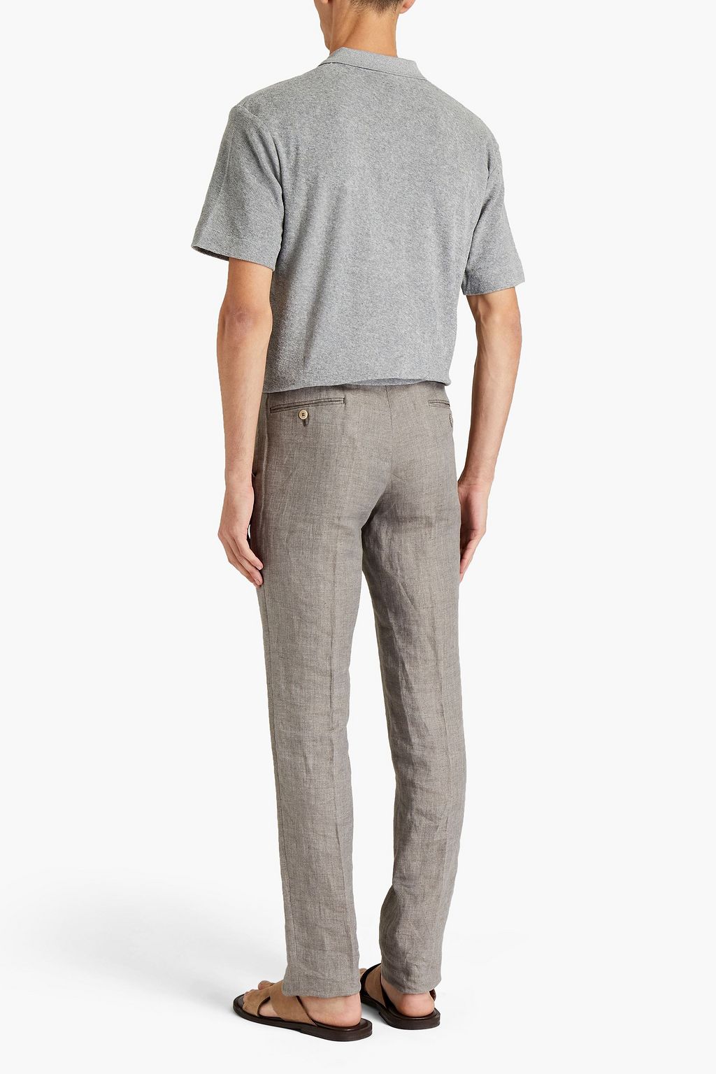 SUNSPEL Cotton-terry polo shirt