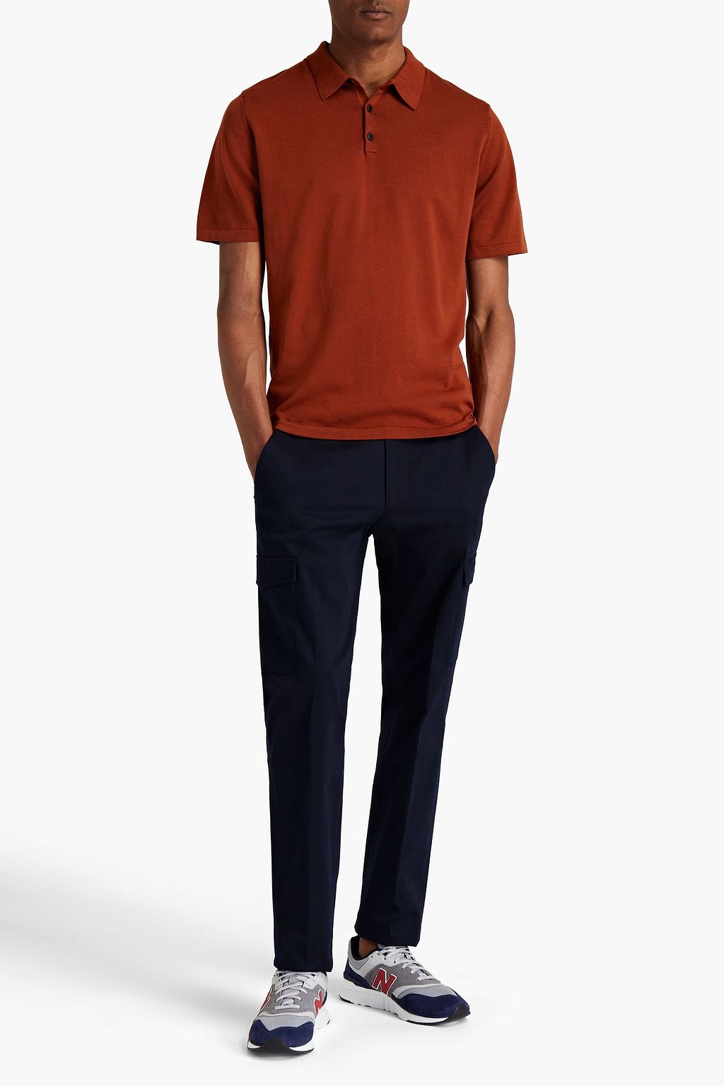 SUNSPEL Cotton polo shirt