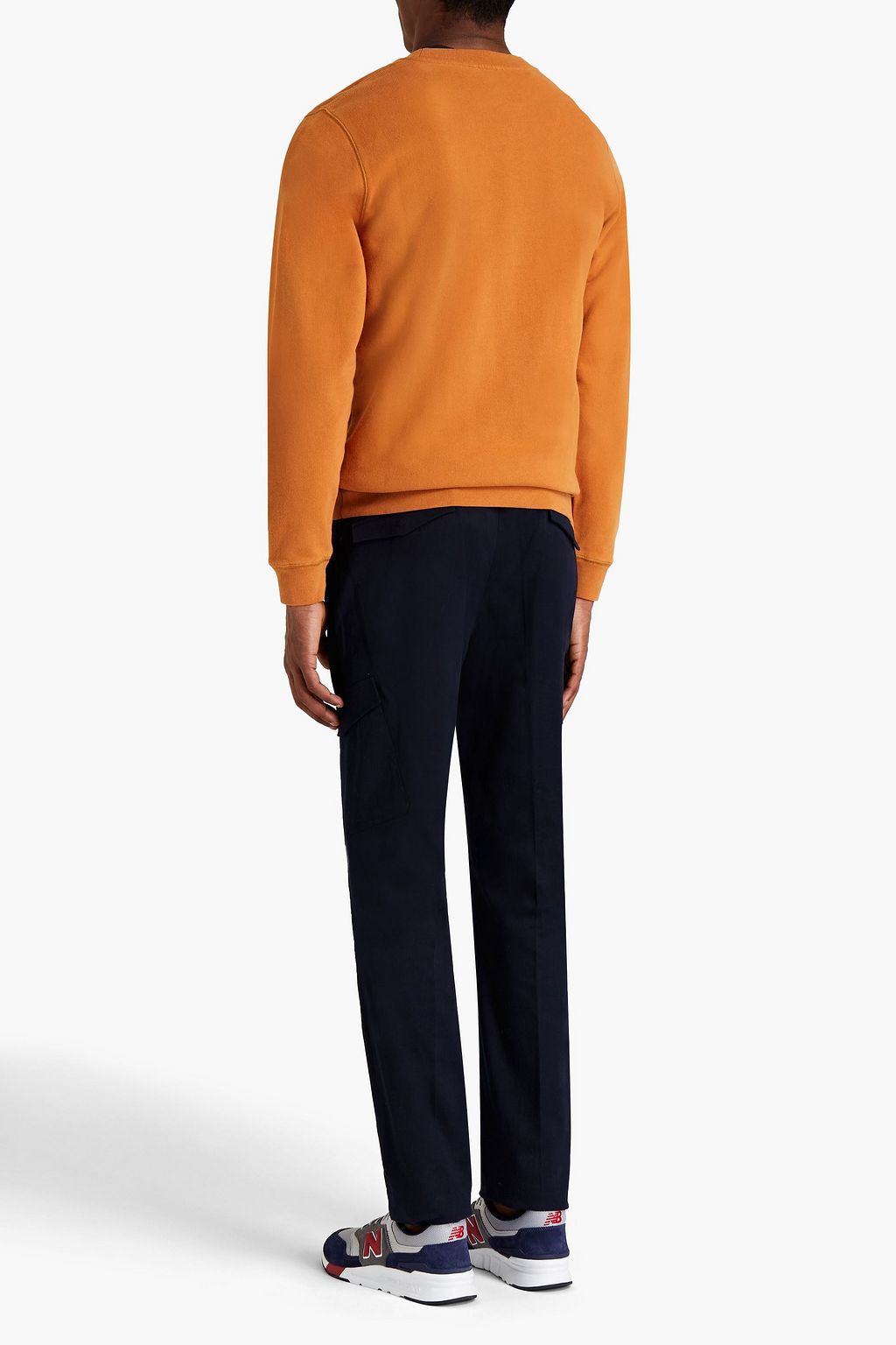 SUNSPEL Mélange French cotton-terry sweatshirt