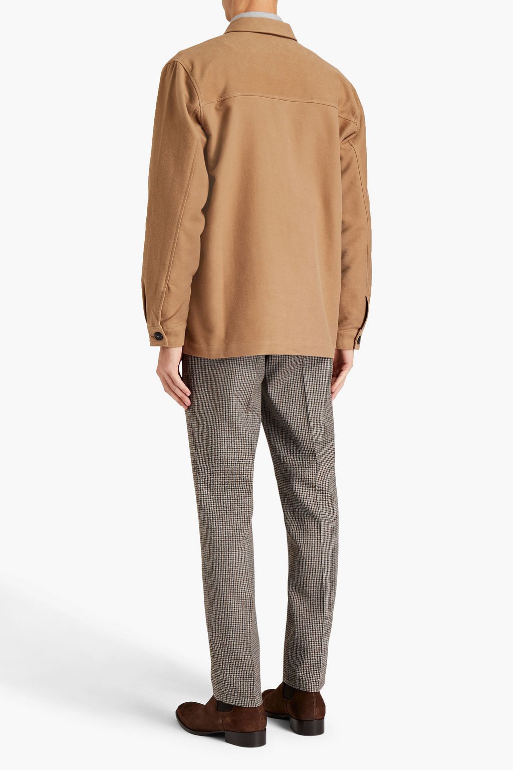 SUNSPEL Brushed cotton-twill field jacket
