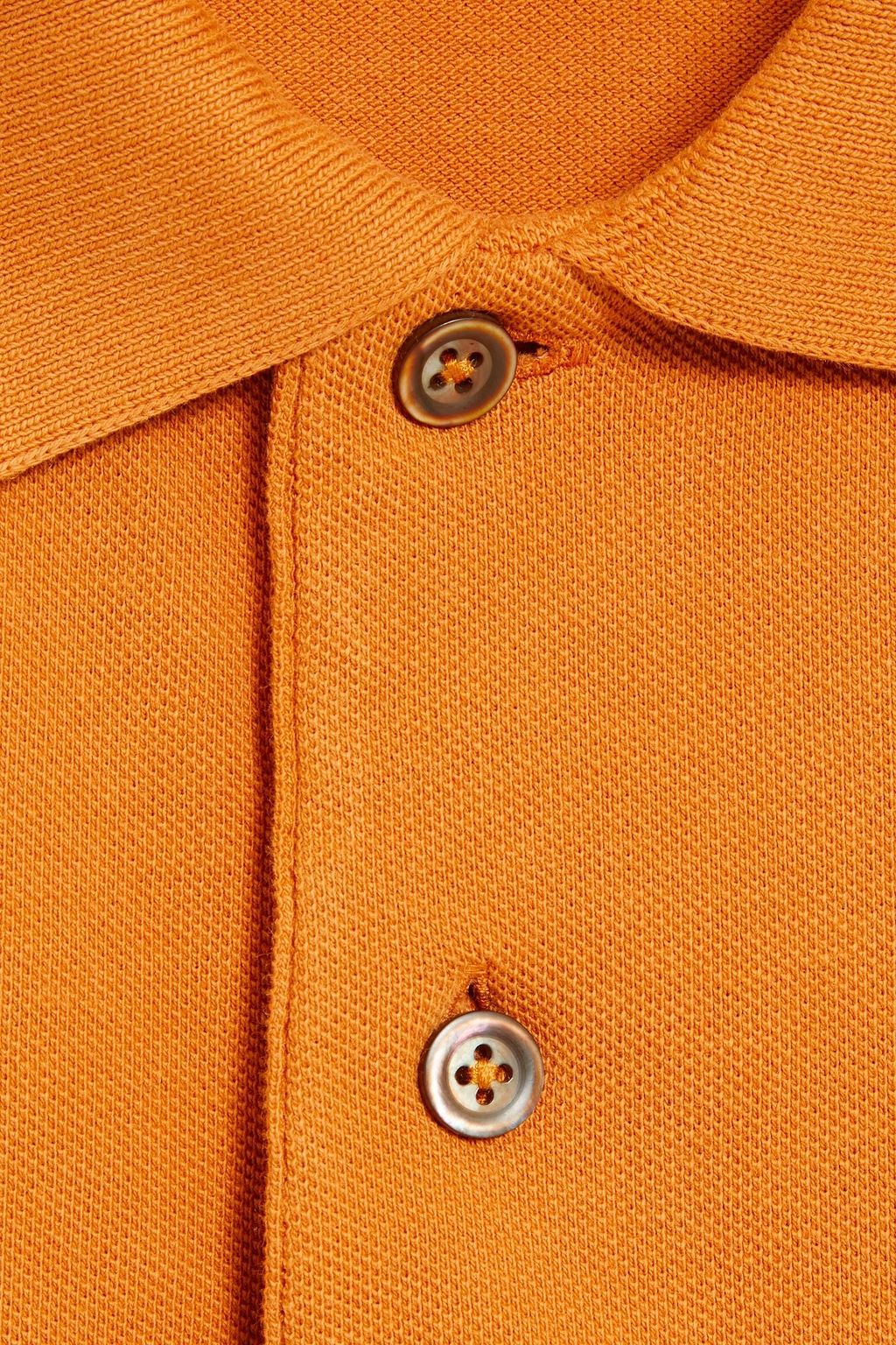 TOM FORD Cotton-piqué polo shirt