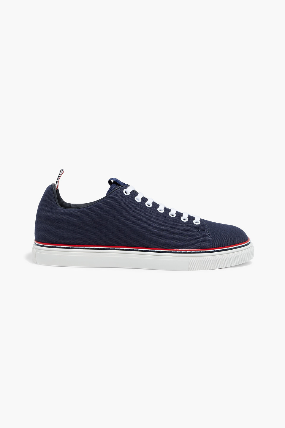Thom Browne Canvas Sneakers In Blue