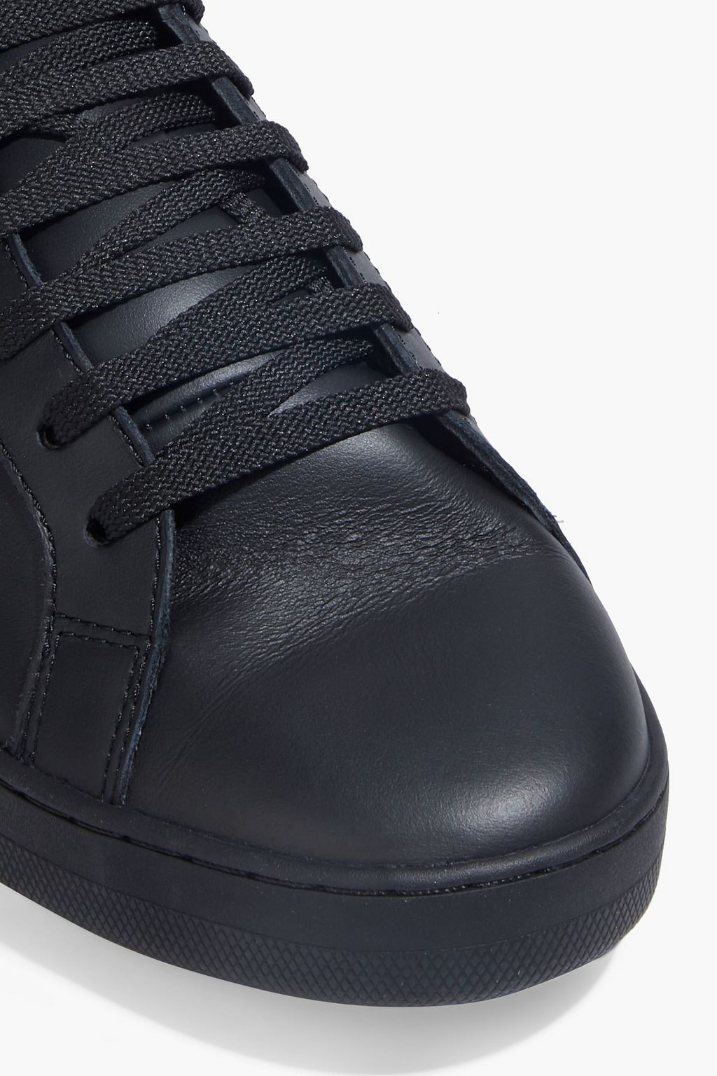PALM ANGELS Teddy Bear appliquéd leather sneakers