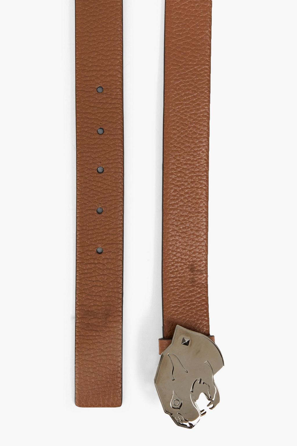VALENTINO GARAVANI Pebbled-leather belt