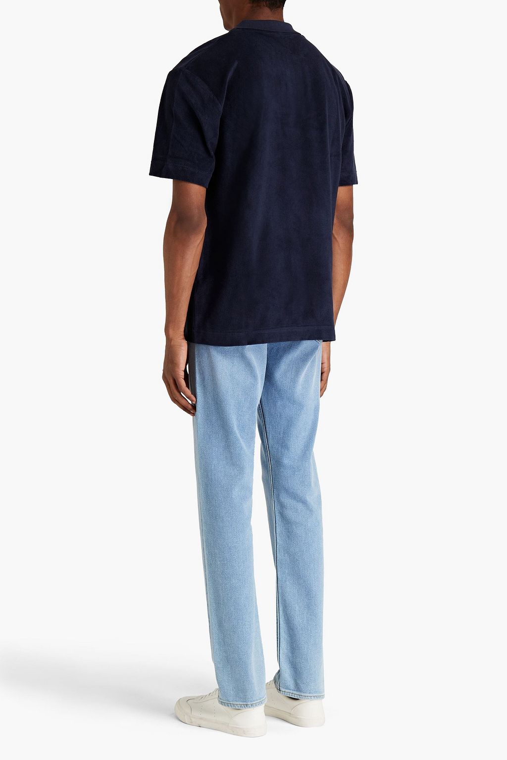SUNSPEL Cotton-terry polo shirt