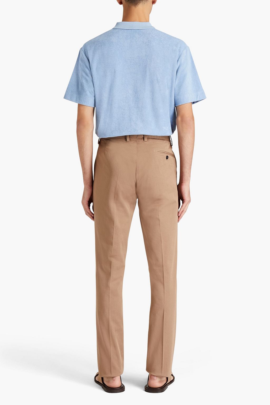 SUNSPEL Slim-fit stretch-cotton twill pants