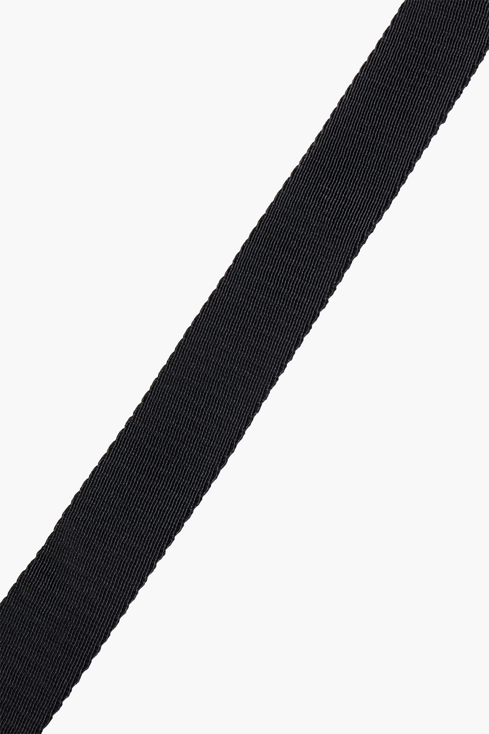 Alyx Faux Leather-trimmed Webbing Belt In Black