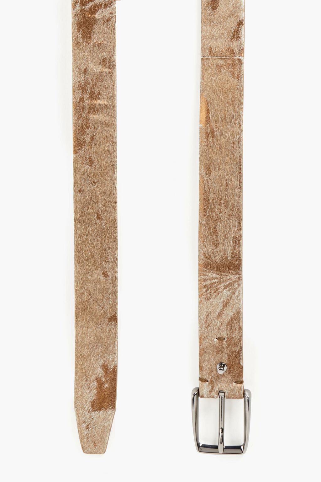 BRUNELLO CUCINELLI Metallic calf-hair belt