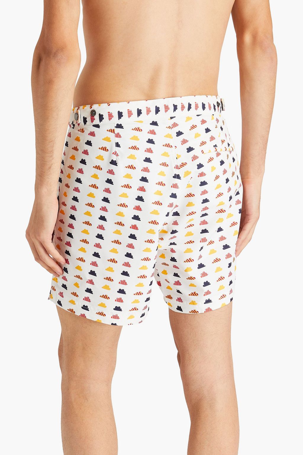 SUNSPEL Short-length printed swim shorts