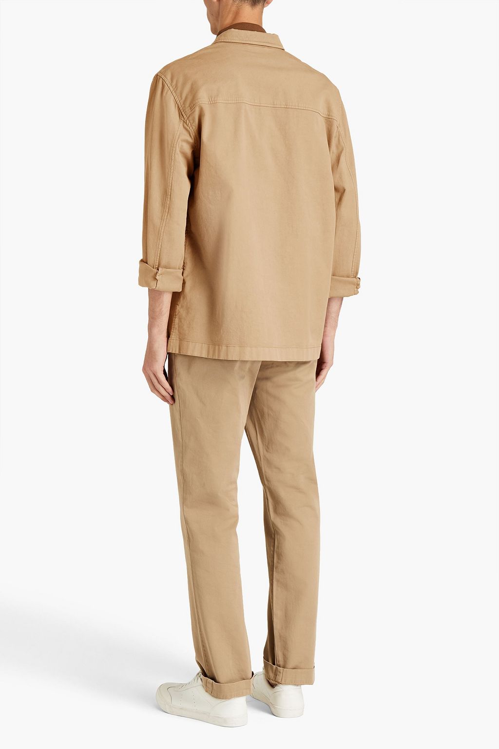 SUNSPEL Stretch-cotton twill shirt