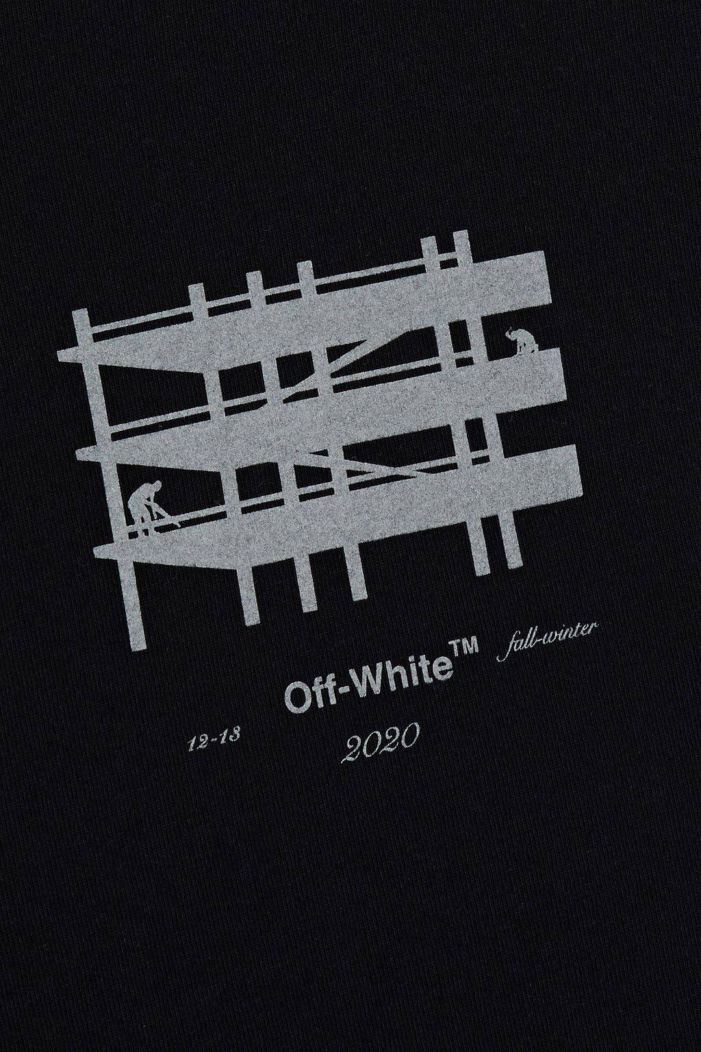 OFF-WHITE™ Logo-appliquéd printed cotton-jersey T-shirt