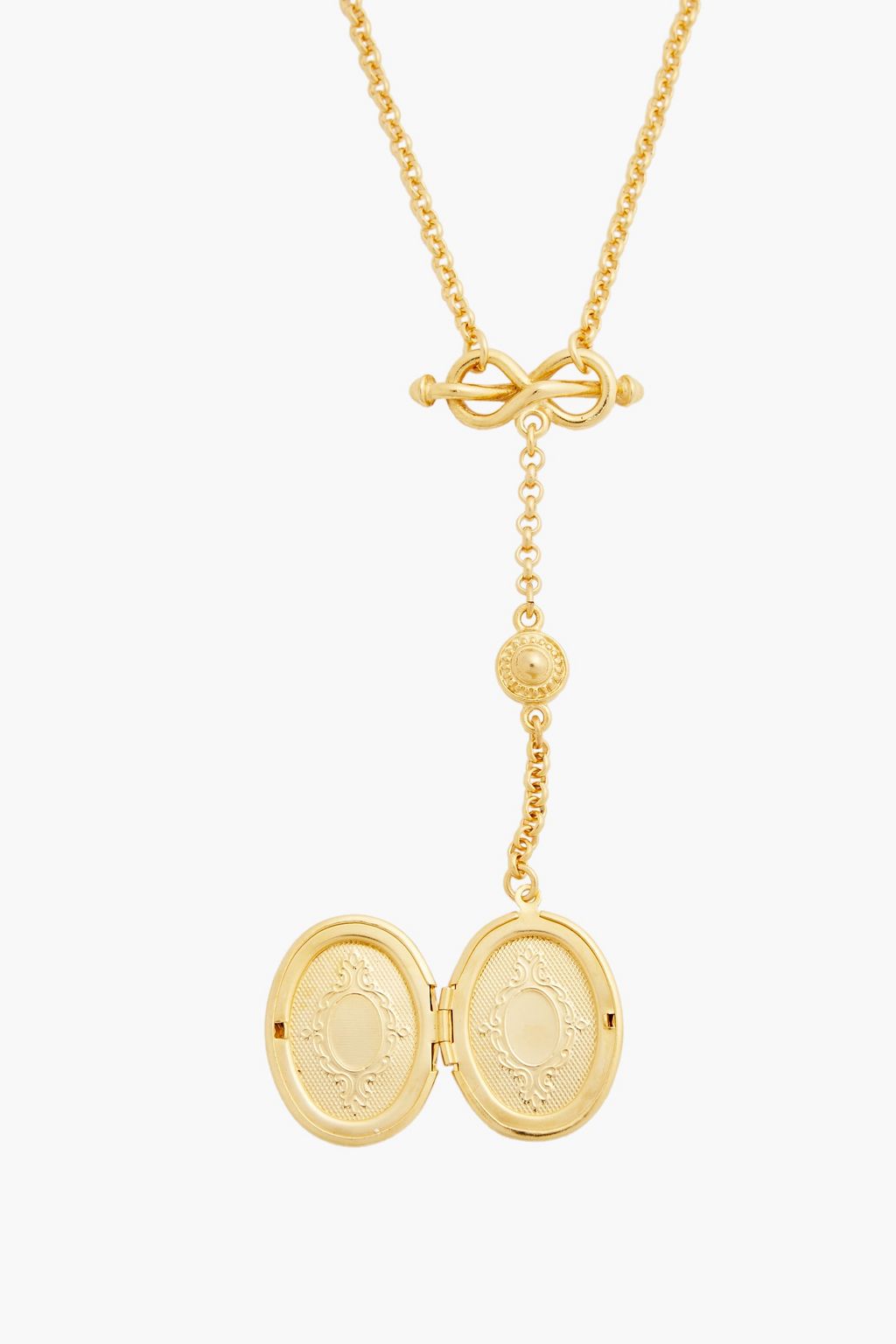 BEN-AMUN 24-karat gold-plated necklace