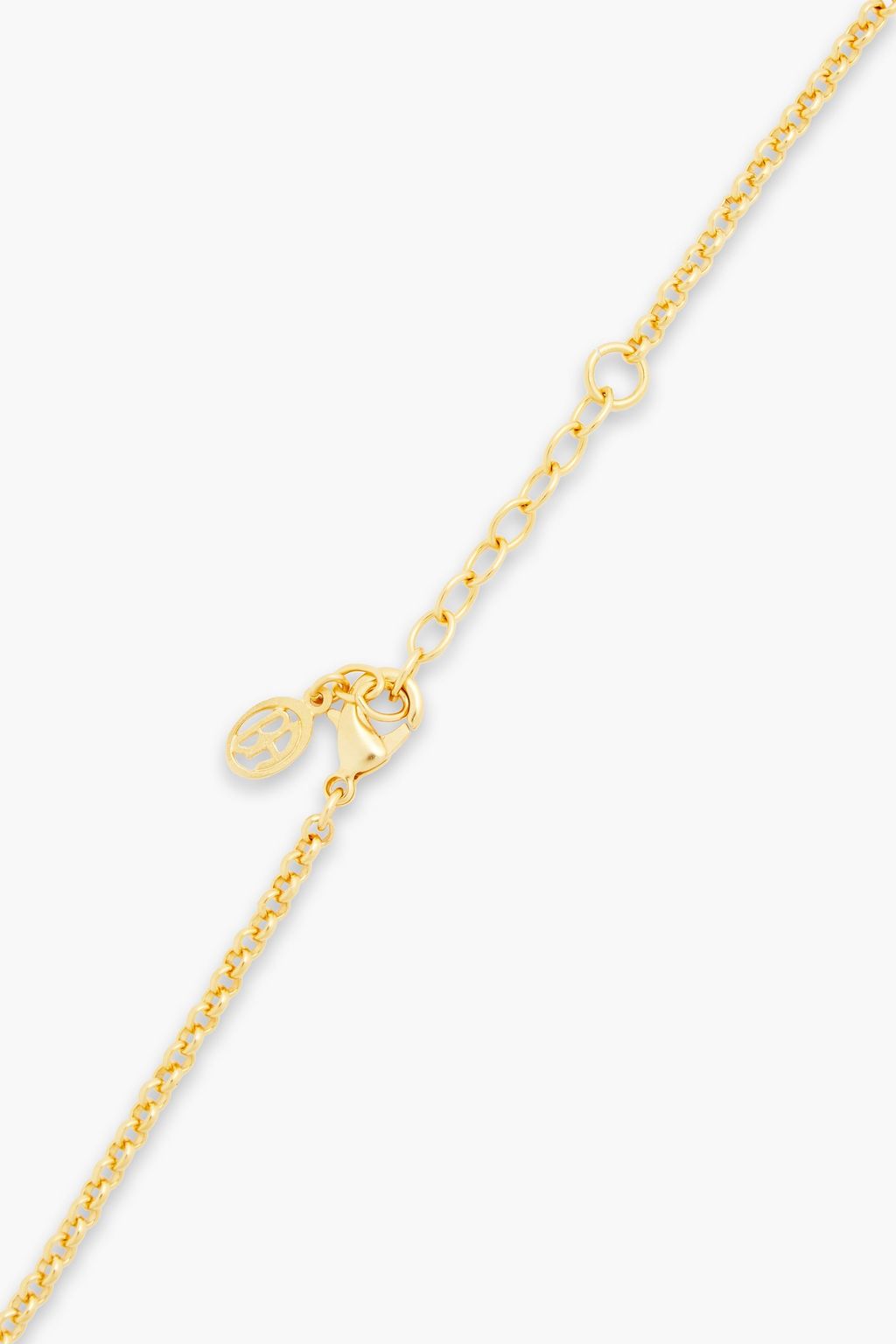 BEN-AMUN 24-karat gold-plated necklace