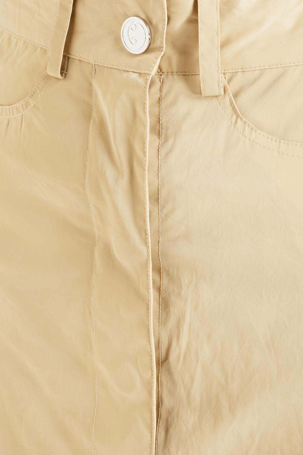 REMAIN BIRGER CHRISTENSEN Carmela coated cotton skirt